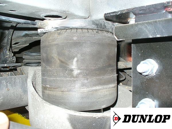 ( LF3) Ersatz- Luftbalg ( Luftfederbalg ) Dunlop 7700314153 (Renault Master Hinterachse) 2874488